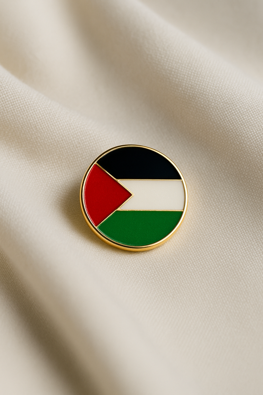 3 stuks | Palestina vlag speld rond | Palestijnse speld | Vrijheidsspeld