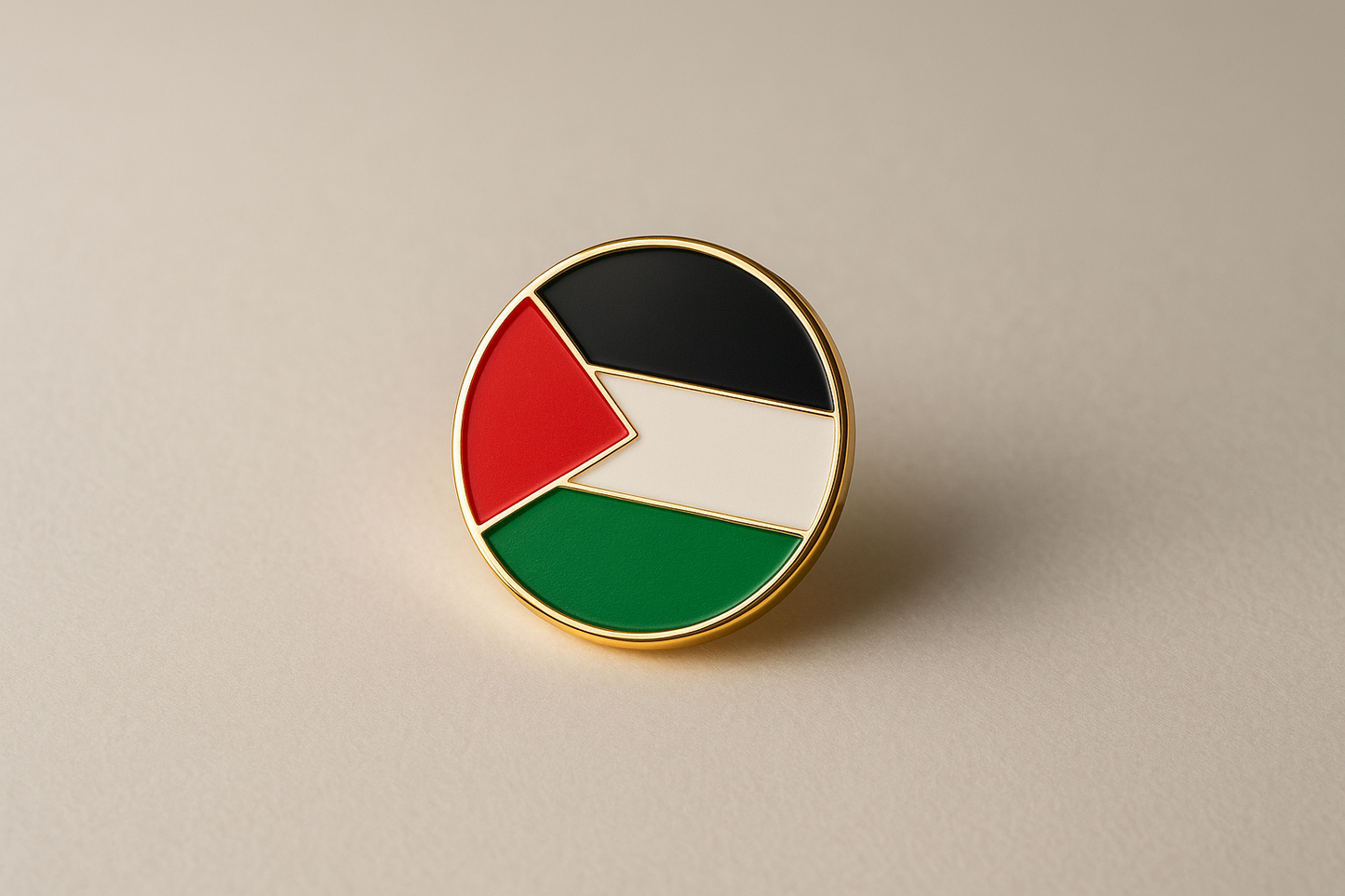 3 stuks | Palestina vlag speld rond | Palestijnse speld | Vrijheidsspeld