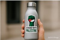 Palestina Stickers Set (3 stuks) – Stand with Palestine – Duurzame Vinyl Stickers – Weerbestendig & Geschikt voor Alle Oppervlakken