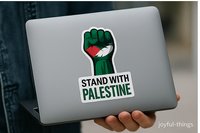 Palestina Stickers Set (3 stuks) – Stand with Palestine – Duurzame Vinyl Stickers – Weerbestendig & Geschikt voor Alle Oppervlakken